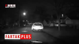 لحظات دیدنی از سرقت ماهرانه ماشین پلیس توسط دختر ۱۷ ساله