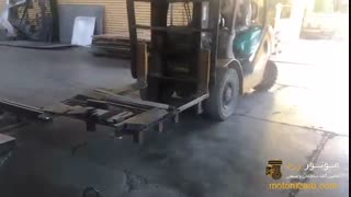 مراحل جابجایی قطعات سینی ماله موتوری