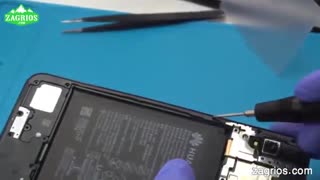 آموزش تعویض درب پشت و دوربین پشت موبایل هوآوی Honor 8x - زاگریوس
