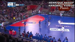 دیدار دوستانه تیم های ملی هندبال فرانسه و اسلوونی