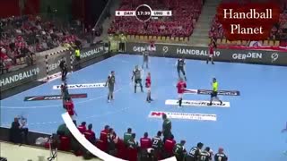 دیدار دوستانه تیم های ملی هندبال دانمارک و مجارستان