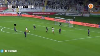 آنالیز گرافیکی تایلند - هند، جام ملت‌های آسیا - گروه  A