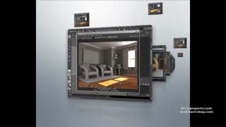 آموزش رندرینگ صحنه داخلی با Vray در maya