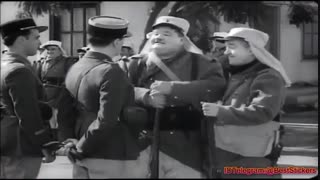 فیلم کمدی و زیبای پرواز دو دیوانه از لورل و هاردی