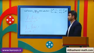 ریاضی یازدهم - تدریس حد در ضابطه از علی هاشمی