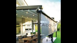 حقانی 09380039391 - سایبان جمع شونده سفره خانه - سایبان پارچه ای بام فوت کورت