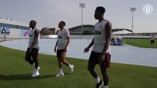 تمرین امروز بازیکنان منچستر یونایتد در دبی