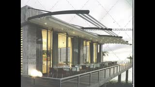 حقانی 09380039391 - سقف جمع شو کافه رستوران - سقف چادری متحرک تالار