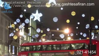 چراغانی خیابان اکسفورد لندن در کریسمس