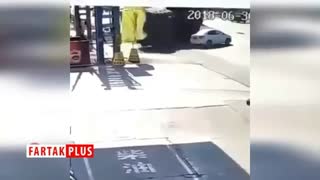 صحنه‌هایی وحشتناک از تصادف خودرو‌های سنگین