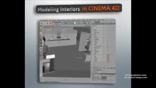آموزش طراحی داخلی معماری در Cinema 4D
