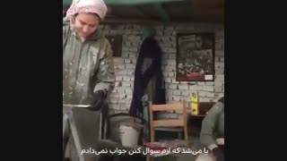 خانم نجاری که بانمک حرف میزند
