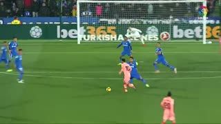 حرکات و گل لیونل مسی مقابل ختافه