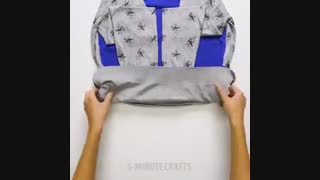 نحوه ی صحیح تا کردن لباس ها (مناسب برای سفر)- قسمت دوم