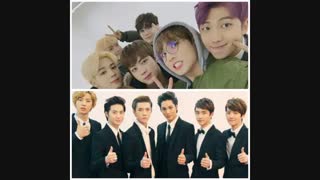 میکسی از گروه های کیپاپ توسط خودم زیبا♡♥