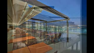 09380039391 حقانی - پوشش متحرک رستوران سنتی - سایبان برقی کافی شاپ