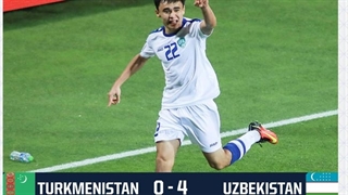 خلاصه بازی ترکمنستان 0_4 ازبکستان (جام ملت‌های آسیا 2019 امارات)