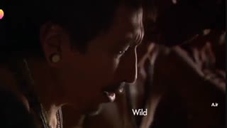 سکانس سیاره انسان ها ، شکار میمون با استفاده از سم قورباغه روی درختان