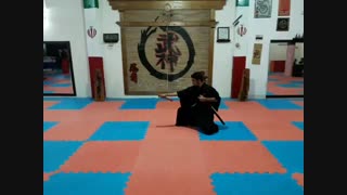 اجرای کاتای شمشیرکاتانا توسط سنسی حمیدشریفی