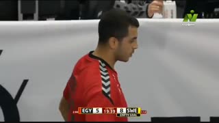 دیدار تیم های ملی مصر و سوئد در هندبال قهرمانی جهان ۲۰۱۹