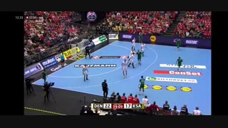 دیدار تیم های ملی دانمارک و عربستان در هندبال قهرمانی جهان ۲۰۱۹