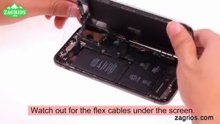 آموزش تعویض باتری موبایل iphone X - زاگریوس