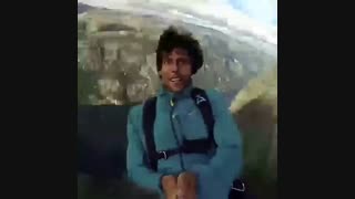 فیلمبرداری سلفی هنگام پرتاب با منجنیق!