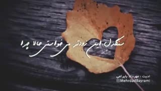 استاد شهریار آمدی جانم به قربانت