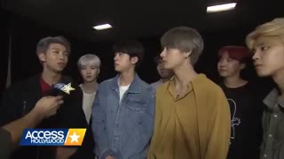 مصاحبه ی بی تی اس با  Access Hollywood