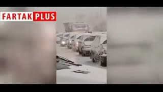 بلایی که برف امروز به سر مردم کرج آورد!