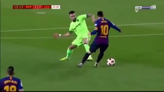 خلاصه دیدار بارسلونا 3_0 لوانته (جام حذفی اسپانیا)