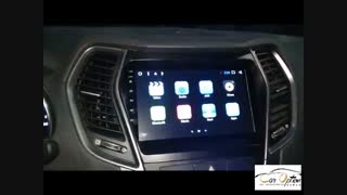 نصب آپشن های فابریک سانتافه - دوربین رادار شیفتر مانیتور کیلس جک صندوق و ...