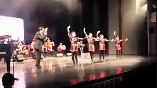 بالرین ها و رقاص های رقص آذری گروه اوتلار