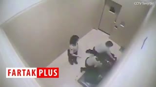 رفتار وحشیانه پلیس با نظامی سابق زن در بازداشتگاه! +فیلم