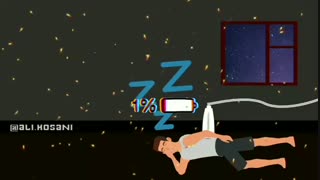 انیمیشن مفهومی موبایل و انسان