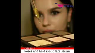 فیلم روش استفاده از سرم طلا و گل رز کاپریل