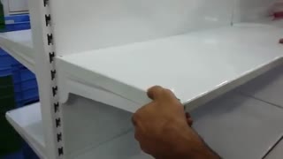آموزش نصب پانل لبه ترک قفسه های فلزی فروشگاهی مغازه سوپرمارکت