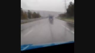 بارش شدید باران محور-نوراباد به قائمیه پنج شنبه27/10/1397