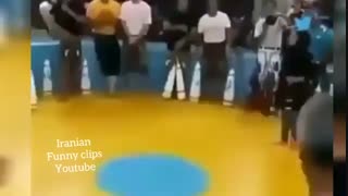 هنر نمایی بانوی ایرانی در زورخانه کرمان عالیه