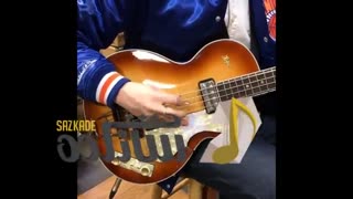 نوازندگی با گیتار برند هافنر Hofner