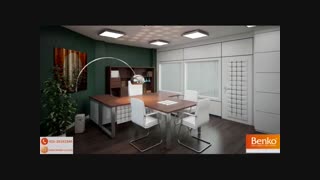 میز های مدیریت و میز کارمندی پایه فلزی بنکو | 26100782