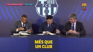 مراسم کامل معارفه کوین پرینس بواتنگ بازیکن جدید بارسلونا