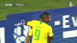 درخشش رودریگو ستارۀ رئال مادرید در تیم زیر 20 سال برزیل