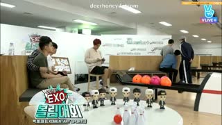برنامه EXO's Bowling Competition - V☜ بولینگ بازی کردن اکسو☞ (part2)