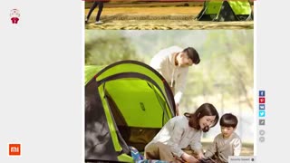 چادر مسافرتی فنری چهار نفره Zaofeng