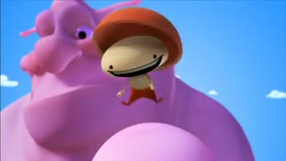 Exploring, riddles for kids - Umbrella, Boom & reds cartoon