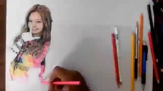 نقاشی بلک پینک *-*♡