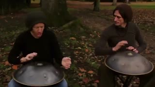 کاور آهنگ once again با hand drum