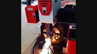 دستگاه سی ان سی 4 محور فلز -تصا ماشین 9120728707