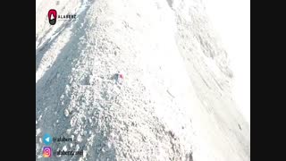 نمای هوایی از جبهه شمالی دماوند